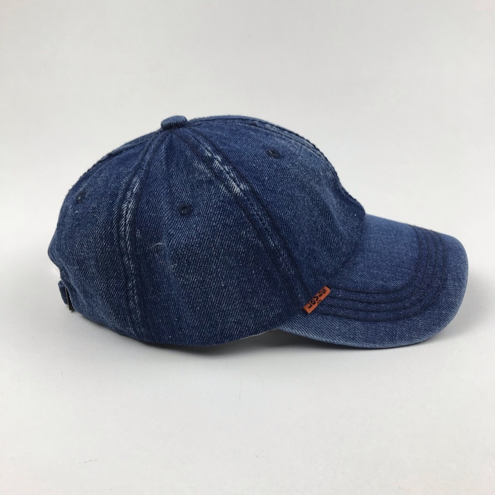Levi’s Denim Orange Tab Trucker Jean Hat Re/Done - Picture 1 of 8
